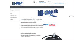 Desktop Screenshot of dir-shop.dk